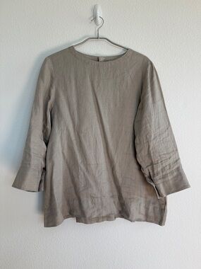 Muji Japan Linen Blouse